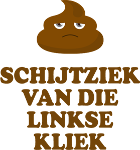 Schijtziek van Linkse Kliek fullcolour Logo