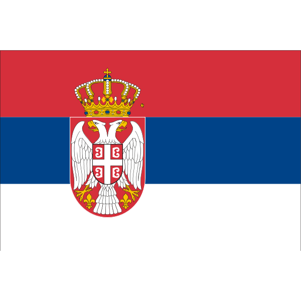 Serbian Flag Logo ,Logo , icon , SVG Serbian Flag Logo