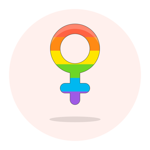 sign female lgbtq ,Logo , icon , SVG sign female lgbtq