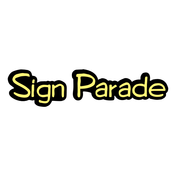 sign-parade