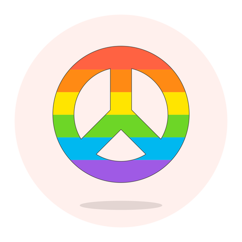 sign peace lgbtq