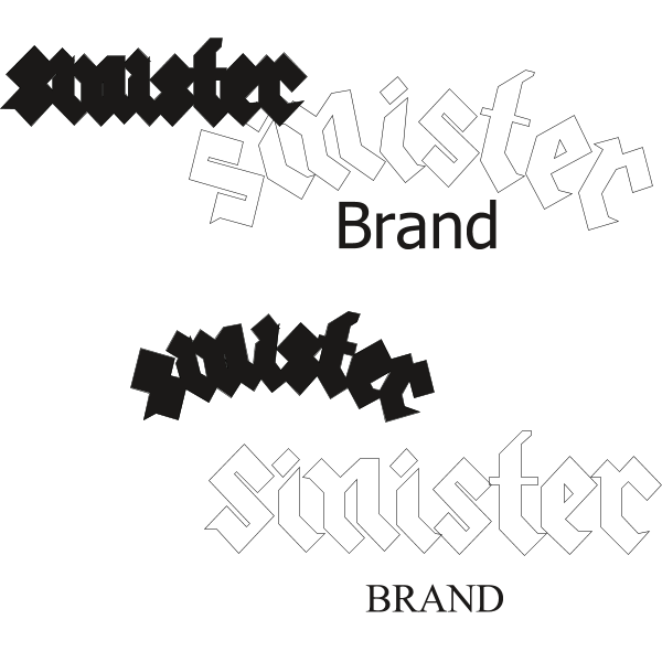 Sinister Brand Logo ,Logo , icon , SVG Sinister Brand Logo