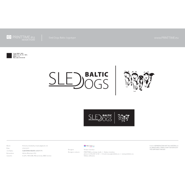 Sled Dogs Baltic Logo