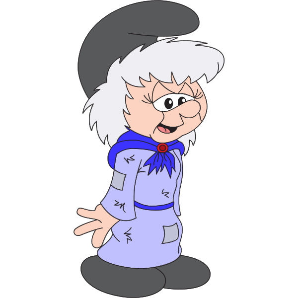 Smurf Grandmother Logo