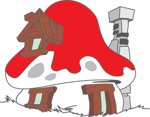 Smurfs House Logo ,Logo , icon , SVG Smurfs House Logo