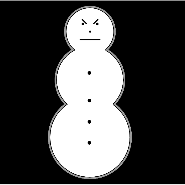 Snowman Logo ,Logo , icon , SVG Snowman Logo