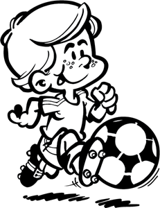 Soccer player Logo