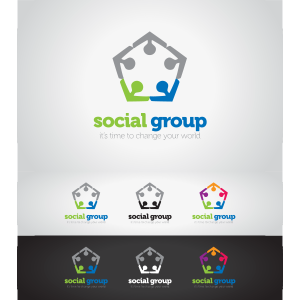 Social Group Logo ,Logo , icon , SVG Social Group Logo