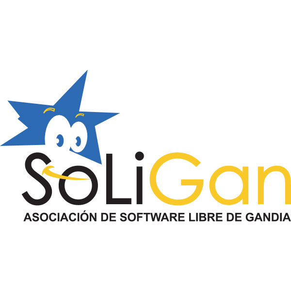 SOLIGAN, Asociación de Software Libre de Gandia Logo ,Logo , icon , SVG SOLIGAN, Asociación de Software Libre de Gandia Logo