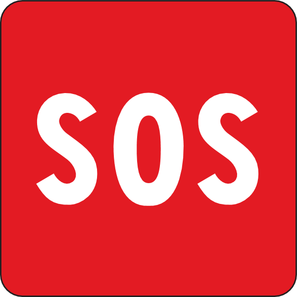 SOS TRAFFIC SIGN Logo ,Logo , icon , SVG SOS TRAFFIC SIGN Logo