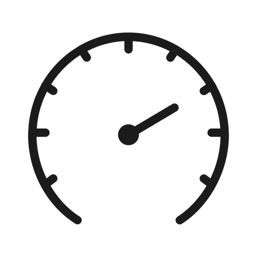 speedometer ,Logo , icon , SVG speedometer