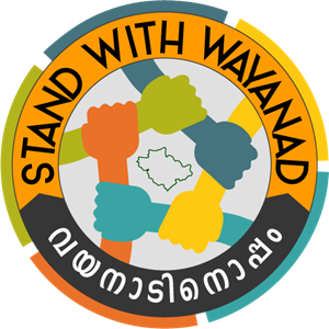 STAND WITH WAYANAD Logo ,Logo , icon , SVG STAND WITH WAYANAD Logo
