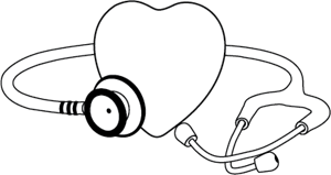 Stethoscope with Heart Logo ,Logo , icon , SVG Stethoscope with Heart Logo