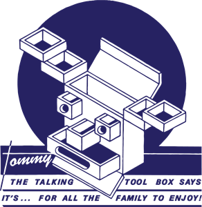 Stiff Records – Tommy the Talking Toolbox Logo