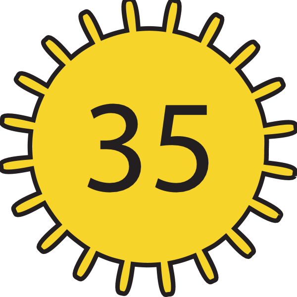 SUNNY WITH TEMPERATURE WEATHER SYMBOL Logo ,Logo , icon , SVG SUNNY WITH TEMPERATURE WEATHER SYMBOL Logo