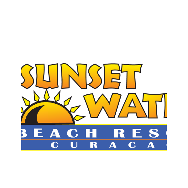 SUNSET WATERS BEACH RESORT CURACAO Logo ,Logo , icon , SVG SUNSET WATERS BEACH RESORT CURACAO Logo