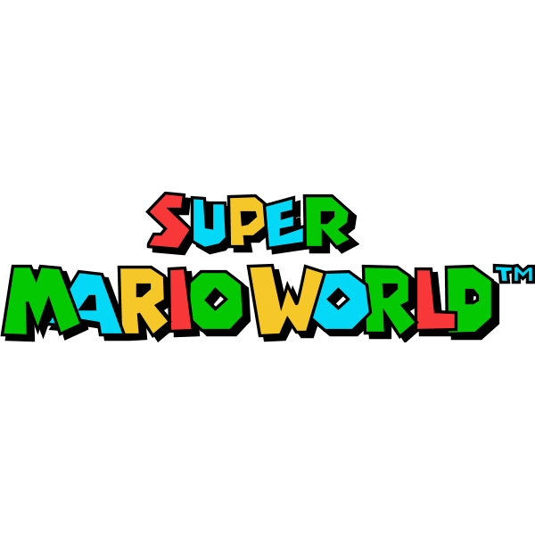 Super Mario World ,Logo , icon , SVG Super Mario World