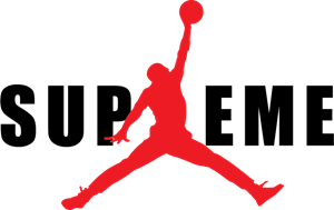 supreme x jordan logo