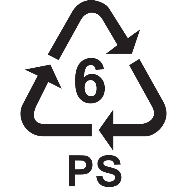 SYMBOL OF POLYSTYRENE 6 Logo ,Logo , icon , SVG SYMBOL OF POLYSTYRENE 6 Logo