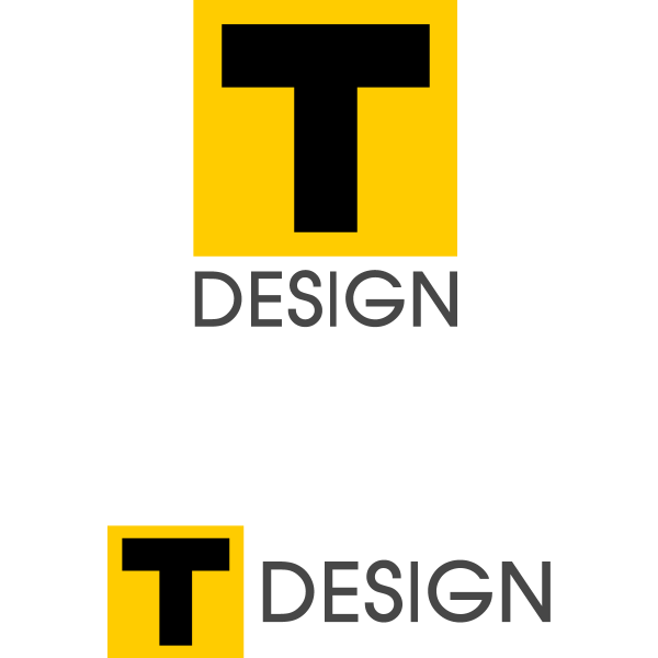 T Design Logo ,Logo , icon , SVG T Design Logo