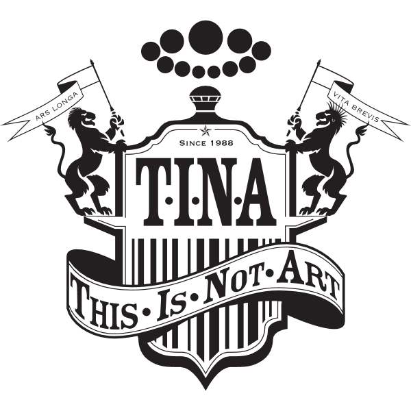 T.I.N.A (This Is Not Art) Logo