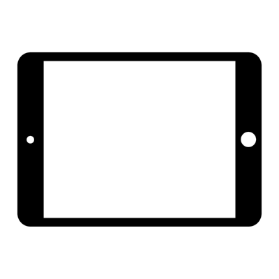 tablet landscape ,Logo , icon , SVG tablet landscape