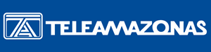 Teleamazonas Antiguo fondo azul horizontal Logo