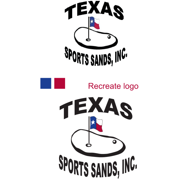 Texas sports sands Logo