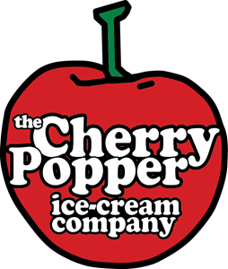 the Cherry Popper ice-cream company Logo