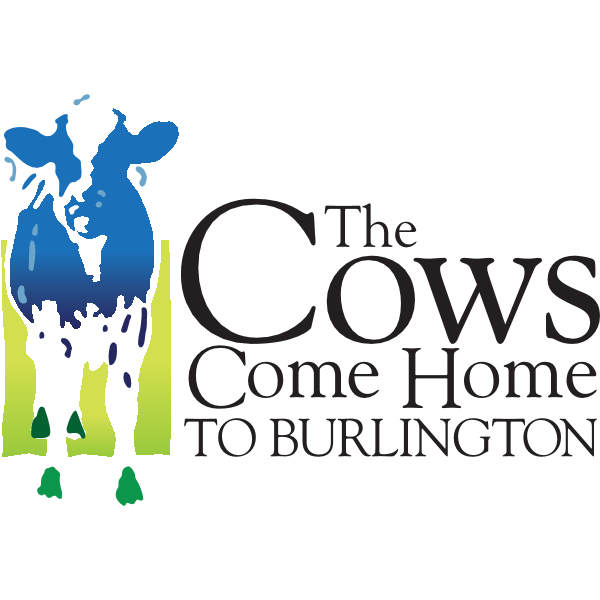 The Cows Come Home to Burlington Logo ,Logo , icon , SVG The Cows Come Home to Burlington Logo