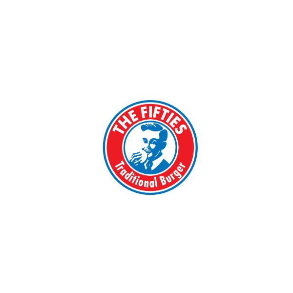 The Fifties Traditional Burger Logo ,Logo , icon , SVG The Fifties Traditional Burger Logo