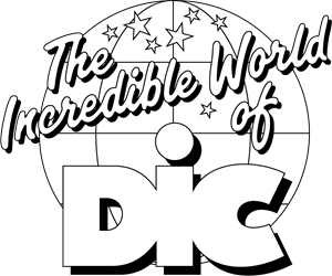 The Incredible World of DiC Print Logo ,Logo , icon , SVG The Incredible World of DiC Print Logo