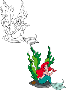 The little mermaid – Ariel Logo