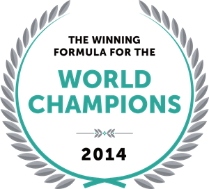 The Winning Formula for The World Champions 2014 Logo
