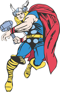 Thor Cartoon Logo ,Logo , icon , SVG Thor Cartoon Logo