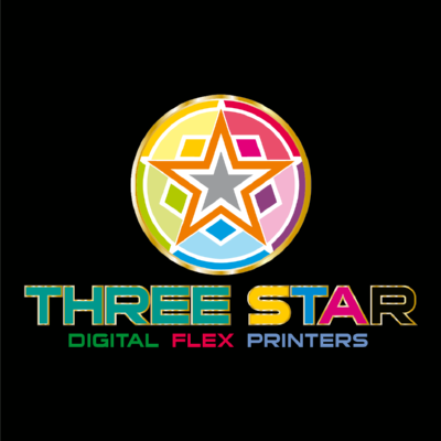 Three Star Printers Logo ,Logo , icon , SVG Three Star Printers Logo