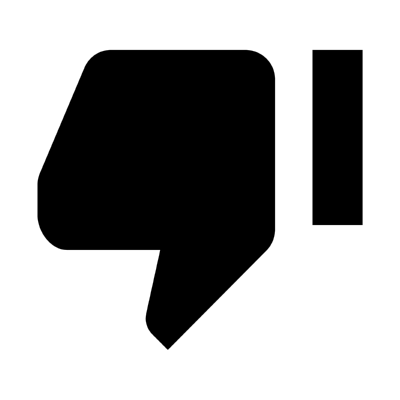 thumbs down ,Logo , icon , SVG thumbs down