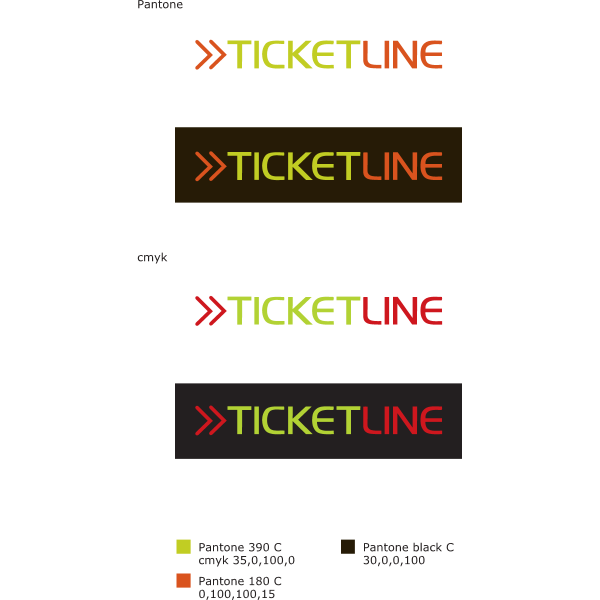 TICKET LINE Logo ,Logo , icon , SVG TICKET LINE Logo