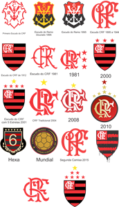Todos Escudos do Flamengo Logo