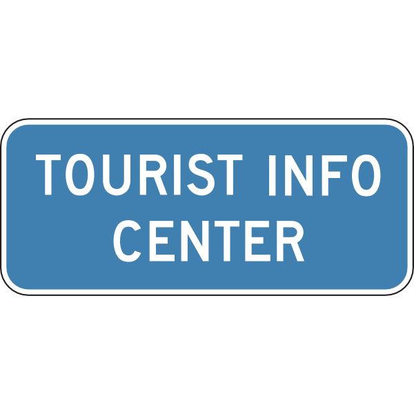 TOURIST INFO CENTER SIGN Logo ,Logo , icon , SVG TOURIST INFO CENTER SIGN Logo