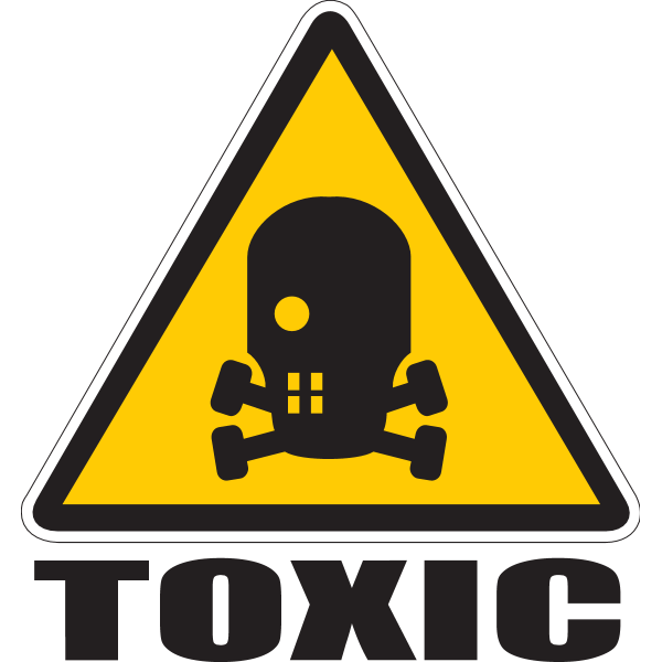 TOXIC WASTE SIGN Logo