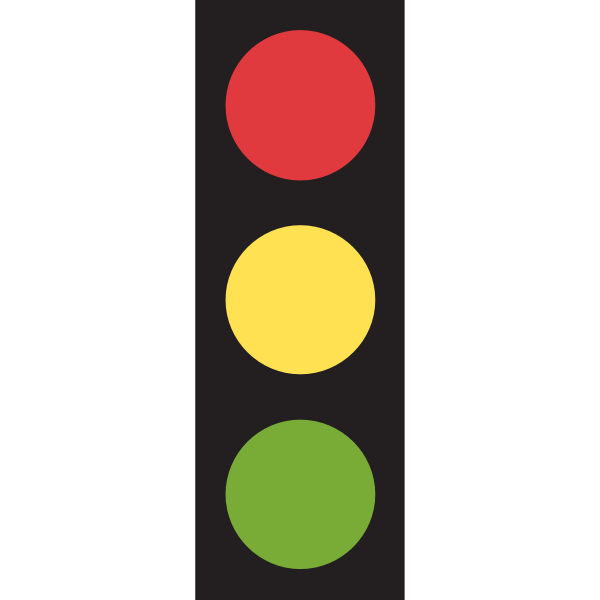 Stoplight Traffic Control Light Sign Vector Icon For Apps And Websites  Stock Illustration - Download Image Now - iStock