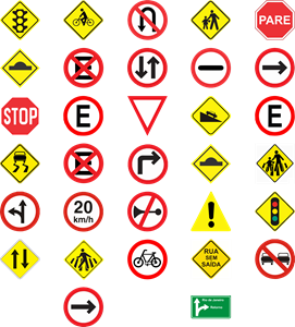Traffic sign pack Logo ,Logo , icon , SVG Traffic sign pack Logo