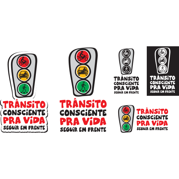 Trânsito Consciente Pra Vida Seguir em Frente Logo ,Logo , icon , SVG Trânsito Consciente Pra Vida Seguir em Frente Logo