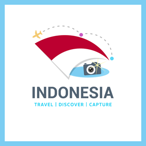 Travel to indonesia Logo