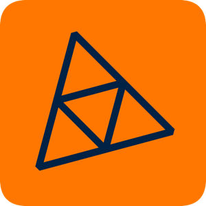 Triangular fractal Logo