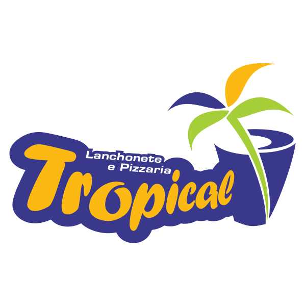 Tropical Lanchonete e Pizzaria Logo ,Logo , icon , SVG Tropical Lanchonete e Pizzaria Logo