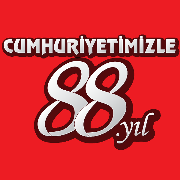 Turkiye cumhuriyetinin 88. yili Logo ,Logo , icon , SVG Turkiye cumhuriyetinin 88. yili Logo
