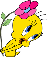 Tweety Flower Logo