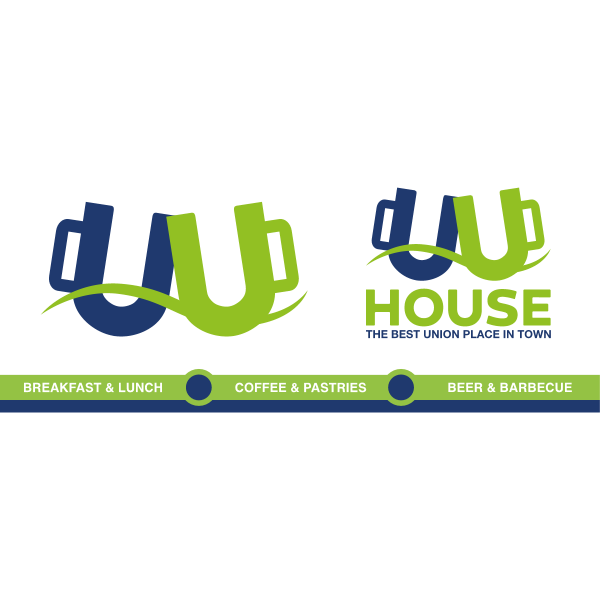U House Logo ,Logo , icon , SVG U House Logo